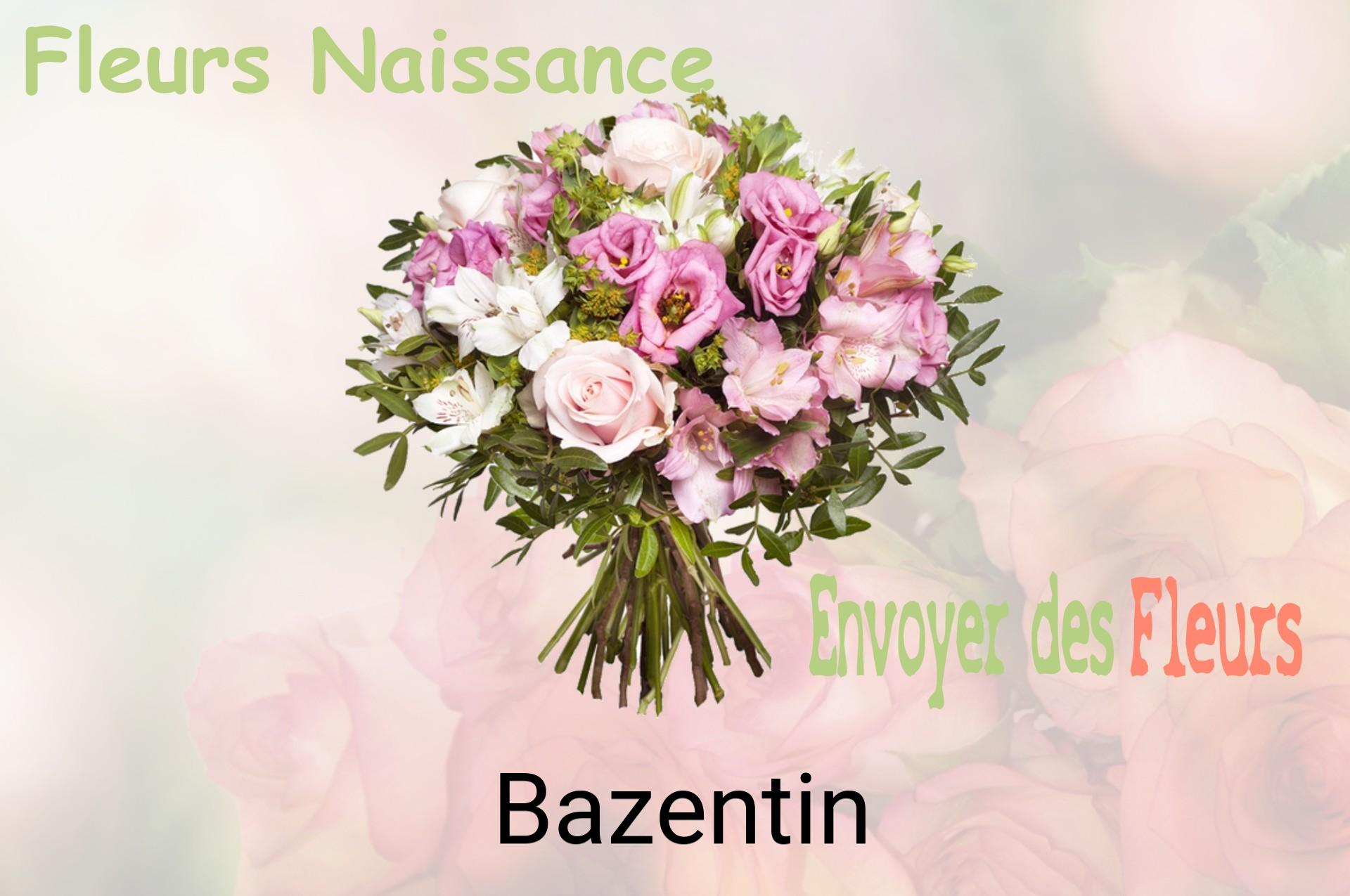 Bouquet de fleurs de naissance livré à Bazentin